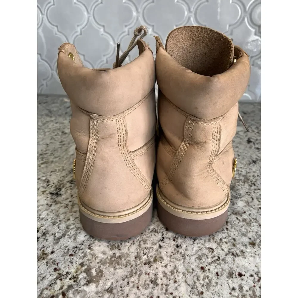 Timberland Culture Kings Premium 6in. Waterproof Boot Chukka Wheat/Gold Zip sz 7